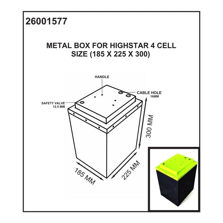Metal Box for Highstar 4 Cell (185x225x300 mm) - Image 2
